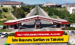 KSÜ 7 sözleşmeli personel alacak! İşte Başvuru Şartları ve Takvimi