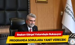 Başkan Görgel Vatandaşla Buluşuyor: Programda Sorulara Yanıt Verecek