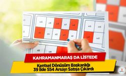 Kentsel Dönüşüm Başkanlığı 39 İlde 554 Arsayı Satışa Çıkardı: Kahramanmaraş da Listede