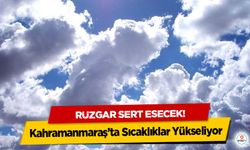 Kahramanmaraş’ta Sıcaklıklar Yükseliyor, Rüzgar Sert Esecek!