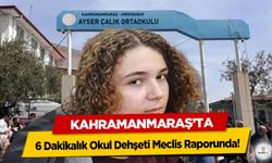 Kahramanmaraş’ta 6 Dakikalık Okul Dehşeti Meclis Raporunda!