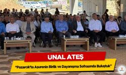 Ünal Ateş: “Pazarcık’ta Aşurenin Birlik ve Dayanışma Sofrasında Buluştuk”