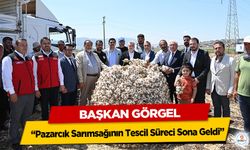 Başkan Görgel: “Pazarcık Sarımsağının Tescil Süreci Sona Geldi”