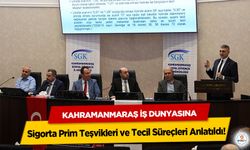 Kahramanmaraş İş Dünyasına Sigorta Prim Teşvikleri ve Tecil Süreçleri Anlatıldı!