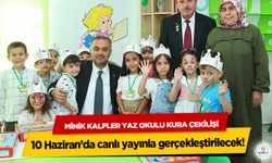 Minik Kalpler Yaz Okulu Kura Çekilişi 10 Haziran’da canlı yayınla gerçekleştirilecek!