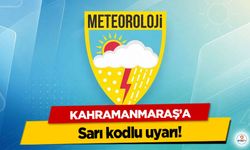 Kahramanmaraş’a sarı kodlu uyarı!