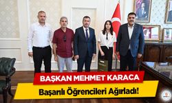 Başkan Mehmet Karaca Başarılı Öğrencileri Ağırladı