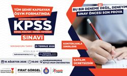 Kahramanmaraş’ta KPSS Adaylarına Son Prova!