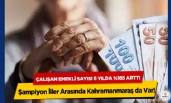 Çalışan Emekli Sayısı 6 Yılda %185 Arttı, Şampiyon İller Arasında Kahramanmaraş da Var!