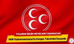 MHP Kahramanmaraş'ta Kongre Takvimini Duyurdu: 11 İlçede Seçim Heyecanı Yaşanacak