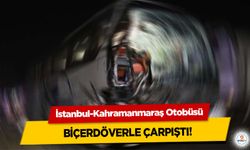 İstanbul-Kahramanmaraş Otobüsü Biçerdöverle Çarpıştı!