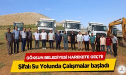 Göksun belediyesi harekete geçti! Şifalı Su Yolunda Çalışmalar başladı