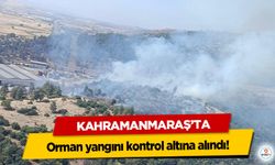 Kahramanmaraş’ta orman yangını kontrol altına alındı!