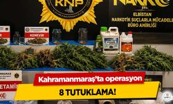 Kahramanmaraş’ta operasyon: 8 Tutuklama