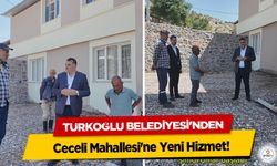 Türkoğlu Belediyesi'nden Ceceli Mahallesi'ne Yeni Hizmet