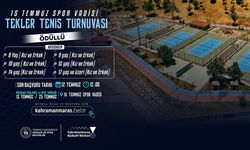 Kahramanmaraş’ta Ödüllü Tenis Turnuvasına Başvurular Başladı!