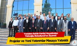 Yeniden Refah Partisi Heyetinden Türkoğlu Belediyesi'ne Ziyaret! Projeler ve Yeni Yatırımlar Masaya Yatırıldı