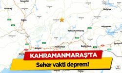 Kahramanmaraş’ta seher vakti deprem!