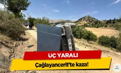 Çağlayancerit’te kaza! 3 yaralı