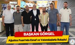 Başkan Görgel, Ağustos Fuarı’nda Esnaf ve Vatandaşlarla Buluştu!