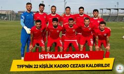 İstiklalspor’da TFF’nin 22 kişilik kadro cezası kaldırıldı!