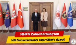 MHP’li Zuhal Karakoç’tan Milli Savunma Bakanı Yaşar Güler’e ziyaret!