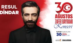 Zafer Bayramı Coşkusu Ağustos Fuarı’nda Resul Dindar Konseriyle Yaşanacak
