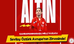 Kahramanmaraşlı Milli Yüzücü Sevilay Öztürk Avrupa’nın Zirvesinde!