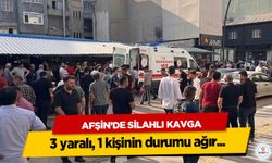 Afşin’de Silahlı Kavga: 3 yaralı, 1 kişinin durumu ağır