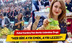 Zuhal Karakoç’tan Bertiz Üzümüne Övgü: “Her Biri Ayrı Emek, Ayrı Lezzet”
