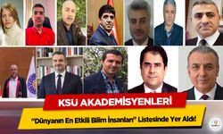KSÜ Akademisyenleri "Dünyanın En Etkili Bilim İnsanları" Listesinde Yer Aldı