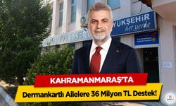 Kahramanmaraş’ta Dermankartlı Ailelere 36 Milyon TL Destek!