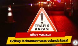 Gölbaşı-Kahramanmaraş yolunda zincirleme kaza: 4 kişi yaralandı