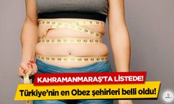Türkiye’nin en Obez şehirleri belli oldu! Kahramanmaraş’ta listede!