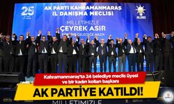Kahramanmaraş’ta 24 belediye meclis üyesi ve bir kadın kolları başkanı Ak Partiye Katıldı!