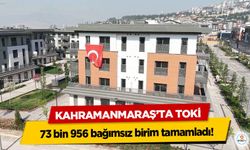 Kahramanmaraş’ta TOKİ 73 bin 956 bağımsız birim tamamladı!