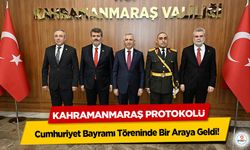 Kahramanmaraş Protokolü Cumhuriyet Bayramı Töreninde Bir Araya Geldi!