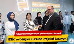 Kahramanmaraşlı Gençler İçin Dev Eğitim Hamlesi: EŞİK ve Gençler Kürsüde Projeleri Başlıyor