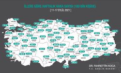 Mersin en düşük vaka sayısında 7. sırada