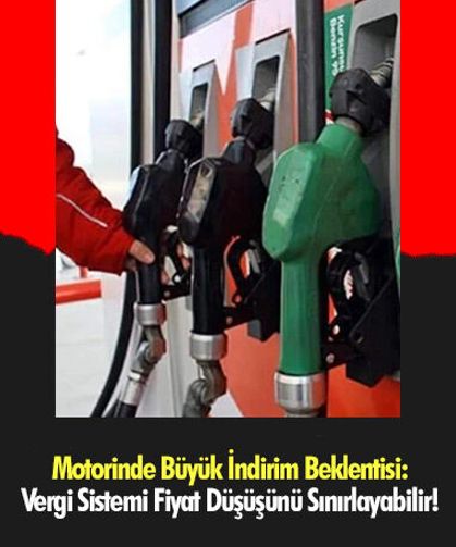 Motorinde Büyük İndirim Beklentisi: Vergi Sistemi Fiyat Düşüşünü Sınırlayabilir!
