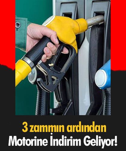 3 zammın ardından Motorine İndirim Geliyor!