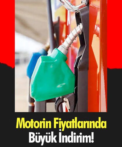 Motorin Fiyatlarında Büyük İndirim!