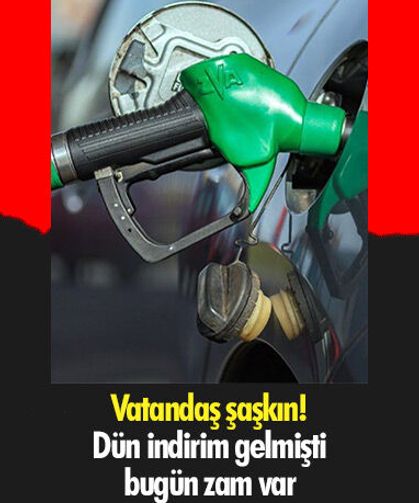 Vatandaş şaşkın! Dün indirim gelmişti bugün zam var