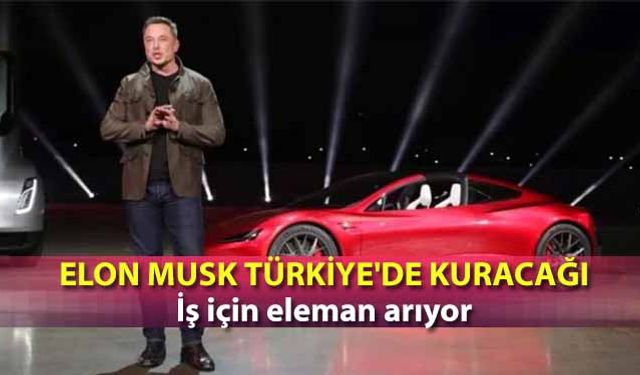 Elon Musk Türkiye'de kuracağı iş için eleman arıyor