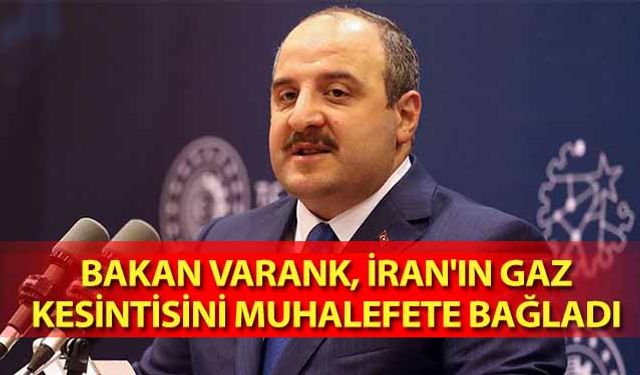 Bakan Varank, İran'ın gaz kesintisini muhalefete bağladı