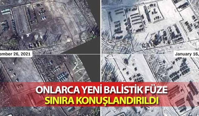 Onlarca yeni balistik füze sınıra konuşlandırıldı