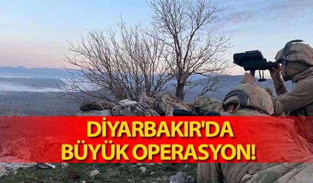 Diyarbakır'da büyük operasyon! 