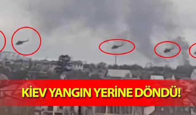 Kiev yangın yerine döndü!