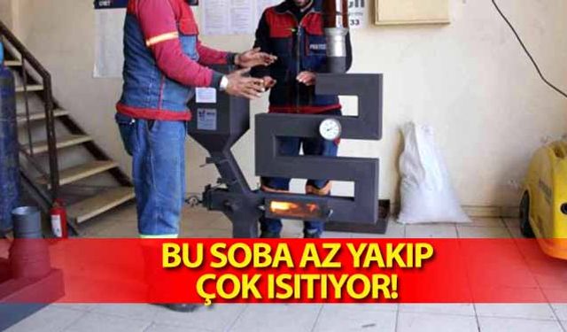 500 lirayla kışı geçirecek soba yaptı!