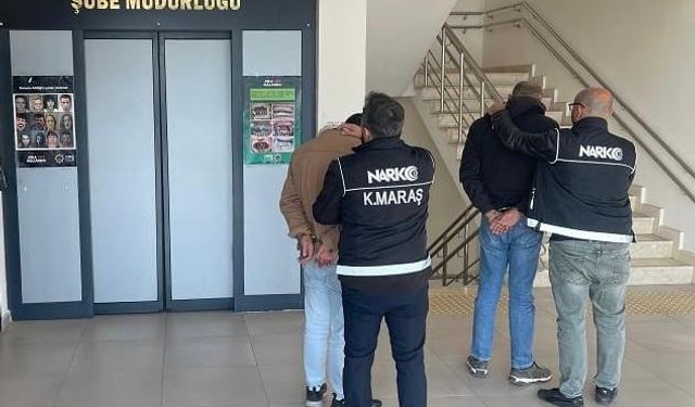 Kahramanmaraş’ta uyuşturucudan 2 kişi yakalandı